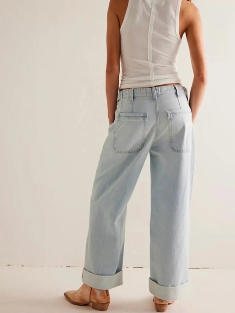 Free People We The Free Palmer Cuffed Jean - Picture 2 of 6